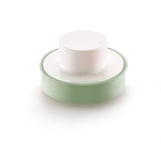 Zeleno-bílá forma na tvarování bezmasých placek Lékué Veggie