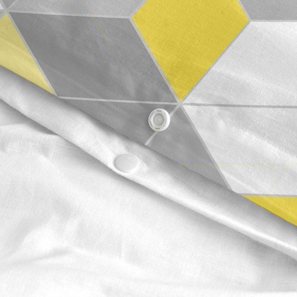Bavlněný povlak na peřinu Blanc Symmetry, 200 x 200 cm-image-3