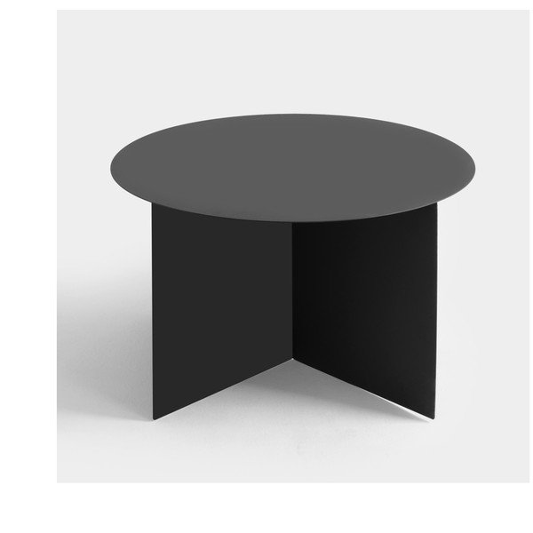 Černý konferenční stolek Custom Form Oli, ⌀ 70 cm-image-1