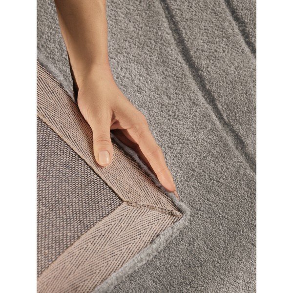 Světle šedý ručně tkaný vlněný koberec 80x150 cm Arcura – Vikosa-image-4