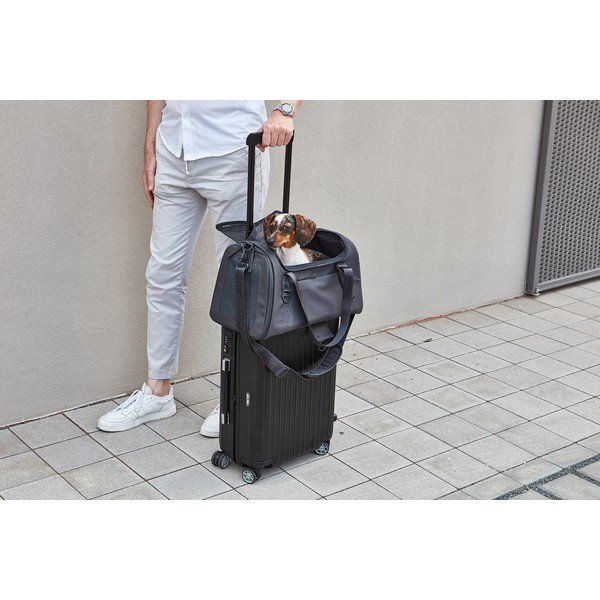 Přepravní taška pro psa 28x55 cm Volata Asphalt S/M – MiaCara-image-2