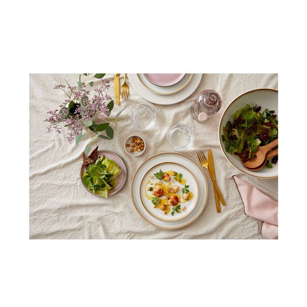 Růžový/šedý dezertní  talíř z kameniny ø 17 cm Gastro Grey/Light Pink – Bitz-image-4