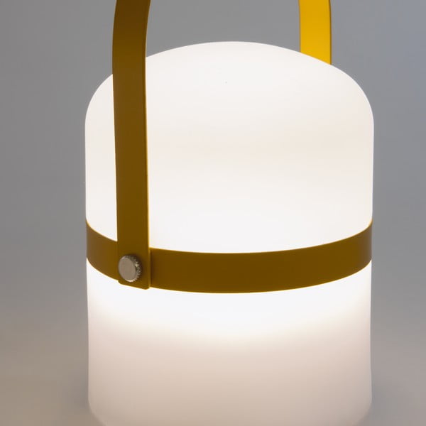 Bílá venkovní lampa Kave Home Janvir, výška 16 cm-image-1