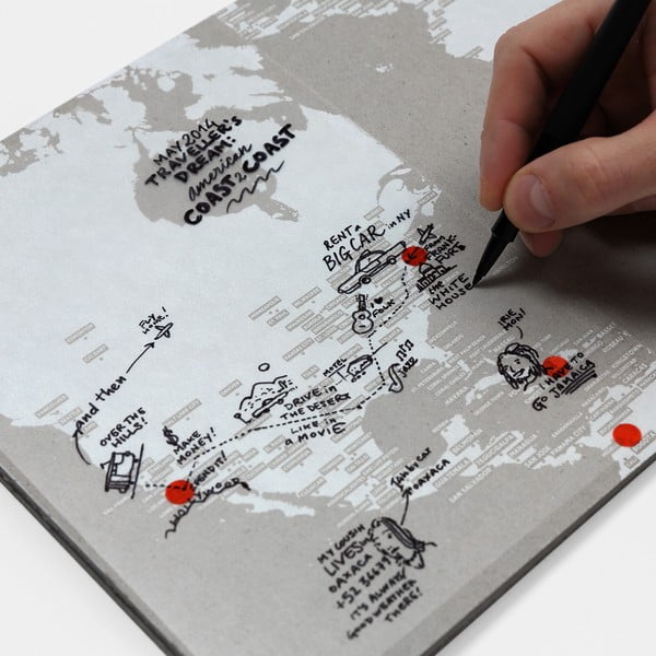 Mapa světa na popisky Palomar Transparent World-image-3