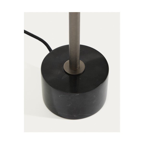 Černá kovová stolní lampa (výška 32,5 cm) Lynor – Kave Home-image-3