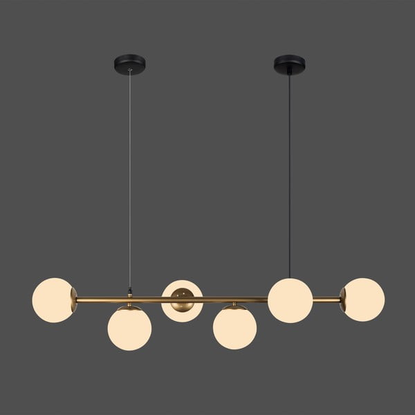 Závěsné svítidlo ve zlaté barvě Squid Lighting Owl, výška 120 cm-image-1