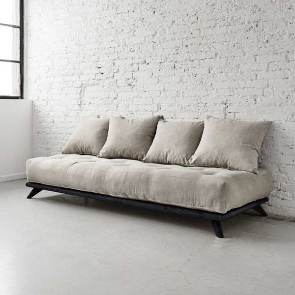 Pohovka Senza Black/Light Grey