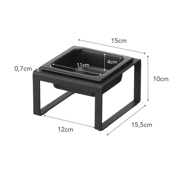 Keramická miska s podstavcem pro domácího mazlíčka Tower – YAMAZAKI-image-4