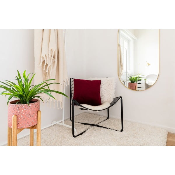 Tmavě fialový polštář Tiseco Home Studio Velvety, 45 x 45 cm-image-1