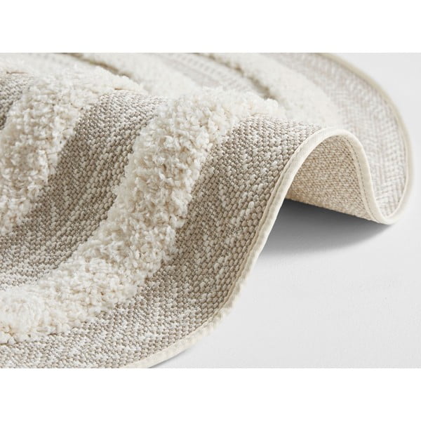 Krémový koberec Mint Rugs Handira Circle, ⌀ 160 cm-image-2
