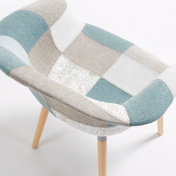 Sada 2 modro-šedých jídelních židlí La Forma Kenna-image-4