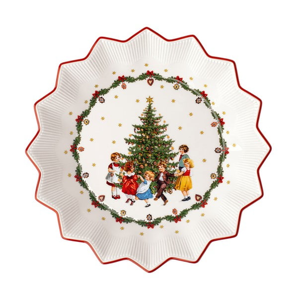 Porcelánová mísa s vánočním motivem Villeroy & Boch, ø 24,2 cm