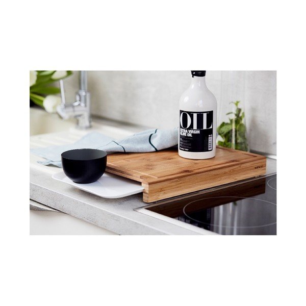 Bambusové prkénko s jednou zásuvkou Wenko Bruno-image-4