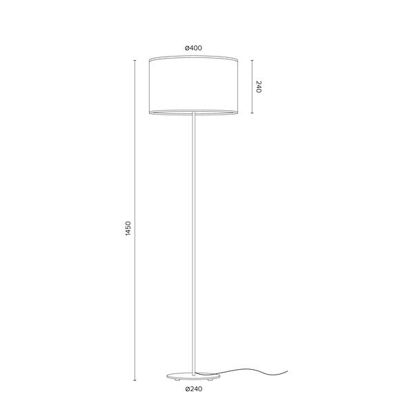 Černoměděná stojací lampa Sotto Luce Mika, ⌀ 40 cm-image-1