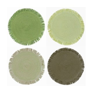 Papírové prostírání 4 ks ø 38 cm Shades of Greenery – Villa d'Este