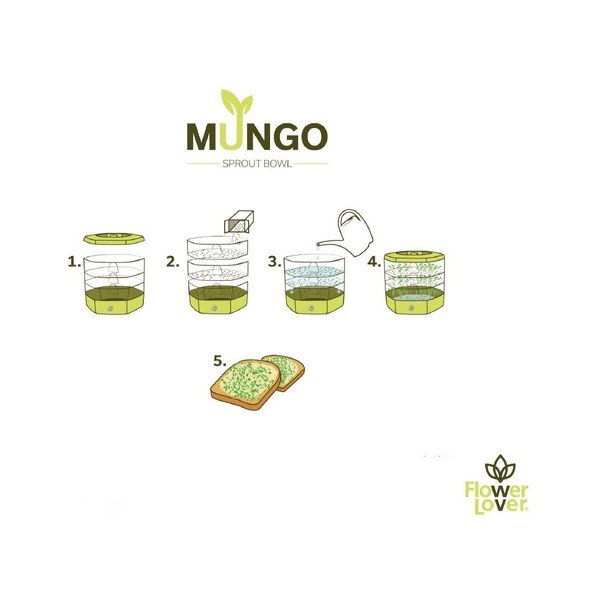 Plastová klíčicí miska ø 17 cm Mungo – Flower Lover-image-2