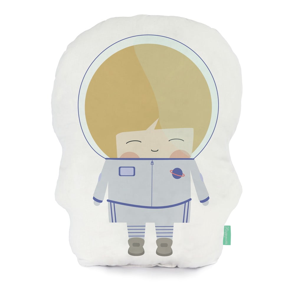 Polštářek z čisté bavlny Happynois Astronaut, 40 x 30 cm
