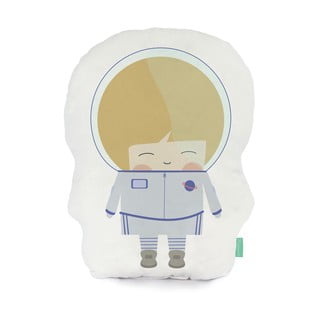 Polštářek z čisté bavlny Happynois Astronaut, 40 x 30 cm