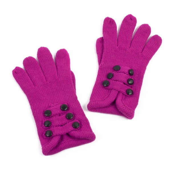 Růžové rukavice Iris