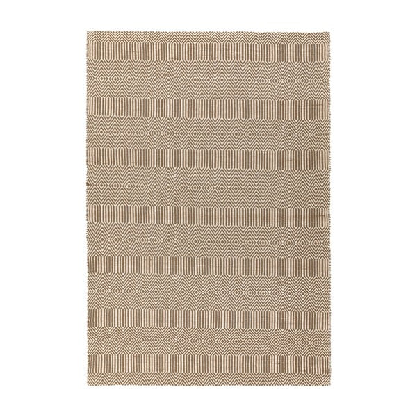 Světle hnědý vlněný koberec 100x150 cm Sloan – Asiatic Carpets