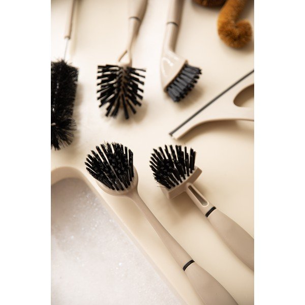 Šedý kartáč na mytí nádobí Kitchen Craft Natural Elements-image-1