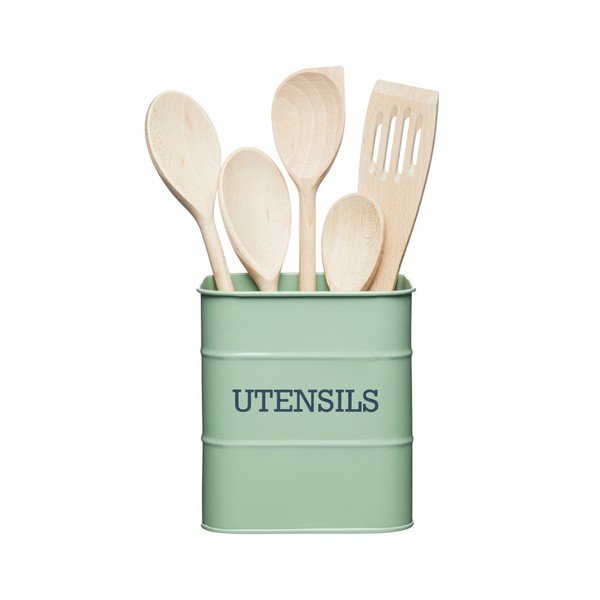 Zelený stojan na kuchyňské nástroje Kitchen Craft-image-1
