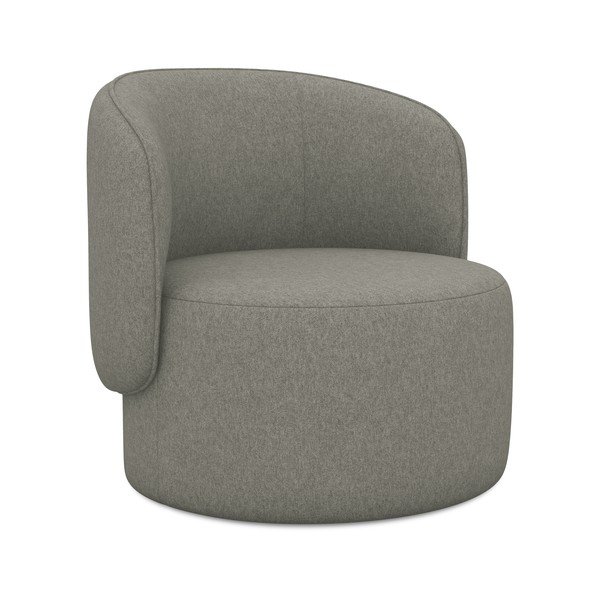 Šedé křeslo Ipo – Makamii