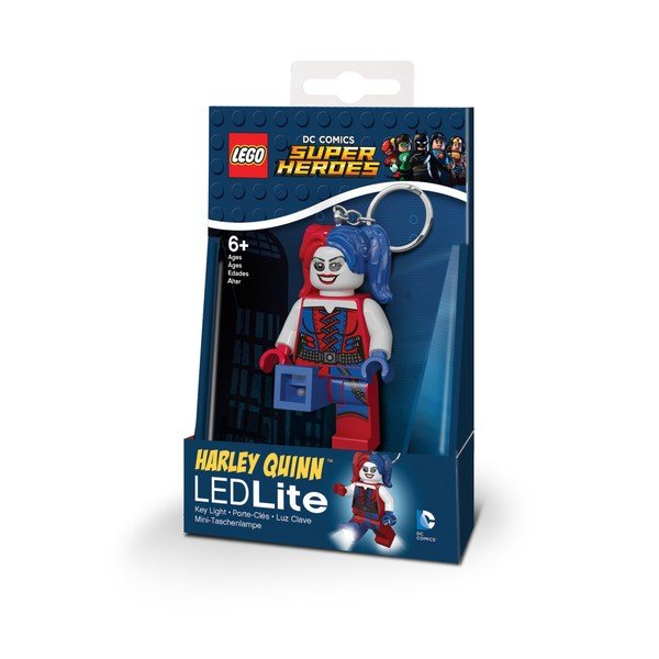 Svítící klíčenka LEGO® DC Super Heroes Harley Quinn-image-1