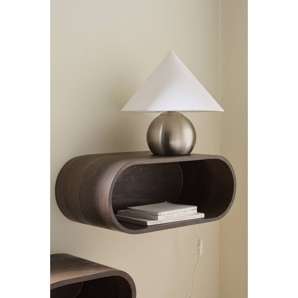 Hnědá police z MDF 60 cm Positano – Ellos Home-image-1