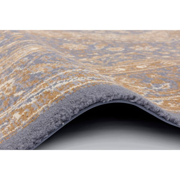 Béžovo-šedý vlněný koberec 133x180 cm Zana – Agnella-image-2