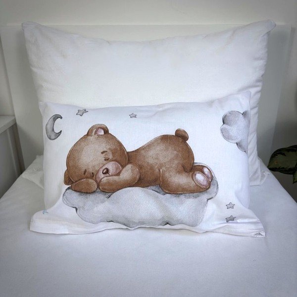 Bavlněné dětské povlečení do postýlky 100x135 cm Teddy "Moon" – Jerry Fabrics-image-1
