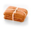 Tmavě oranžová deka z mikrovlákna DecoKing Henry, 220 x 240 cm