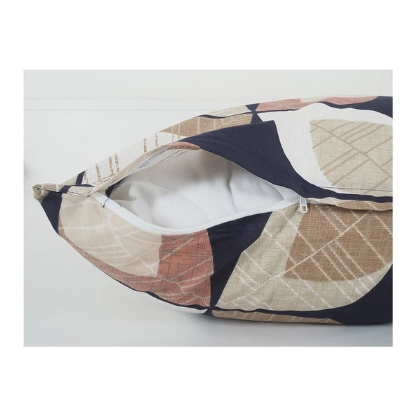 Hnědé krepové povlečení na jednolůžko 140x200 cm Autumn Leaf – B.E.S.-image-2