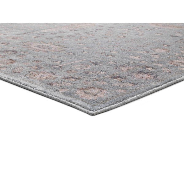 Šedý koberec z viskózy Universal Lara Ornament, 120 x 170 cm-image-2