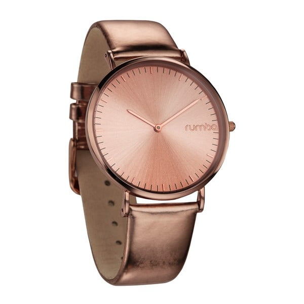 Růžovozlaté hodinky Rumbatime SoHo Metallic