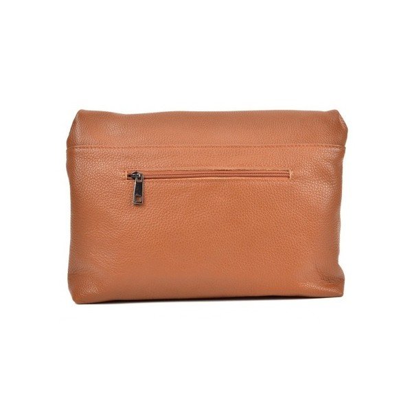 Koňakově hnědá kožená kabelka crossbody Roberta M Elisa-image-2