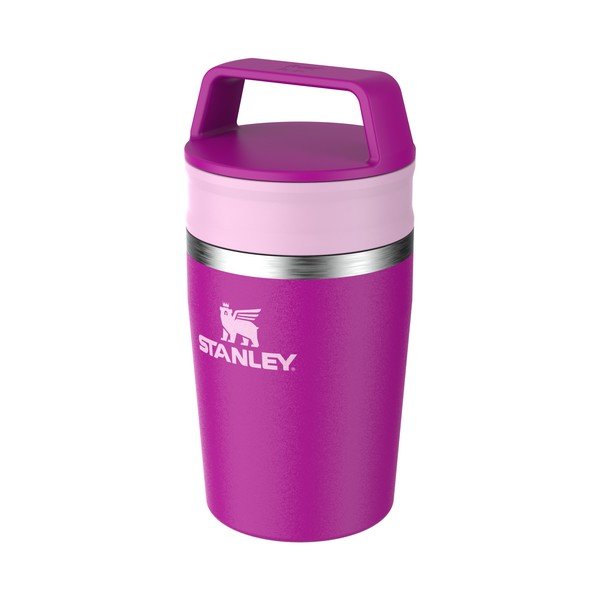 Růžový termo hrnek z nerezové oceli 230 ml Café-To-Go Travel Mug Violet Blossom – Stanley-image-1