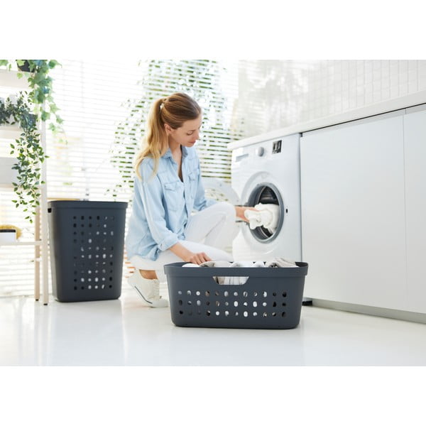 Plastový koš na prádlo 39 l Jona – Rotho-image-3