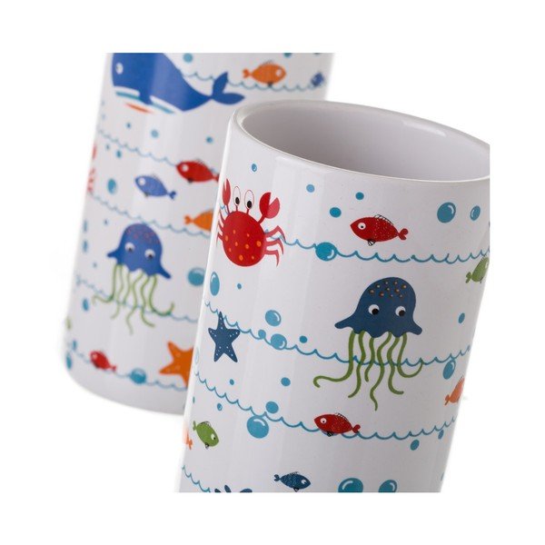 Bílá sada doplňků do koupelny Aquario – Casa Selección-image-1