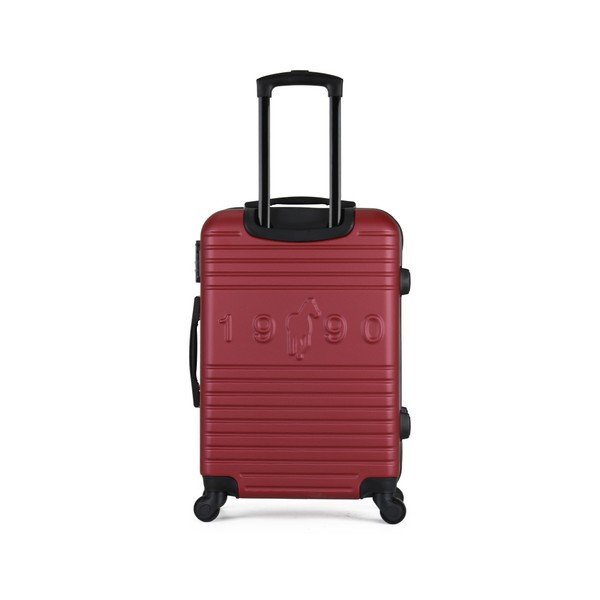 Tmavě vínový cestovní kufr na kolečkách GENTLEMAN FARMER Carro Valise Cabine, 36 l-image-2