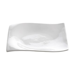 Bílý porcelánový dezertní talíř Maxwell & Williams Motion, 20 x 20 cm