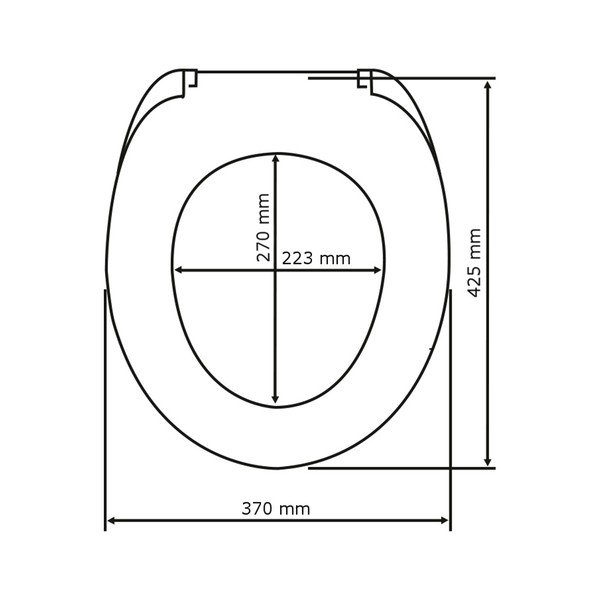 WC sedátko Wenko Wood, 42,5 x 37 cm-image-3