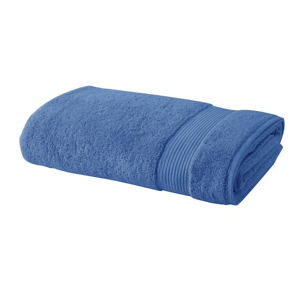 Modrý bavlněný ručník Bella Maison Basic, 100 x 150 cm