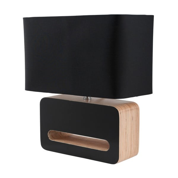 Černá stolní lampa Zuiver Wood-image-3