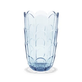 Světle modrá skleněná ručně vyrobená váza (výška 19 cm) Lily – Holmegaard