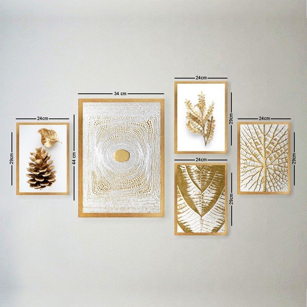Obrazy v sadě 5 ks 34x44 cm – Wallity-image-3