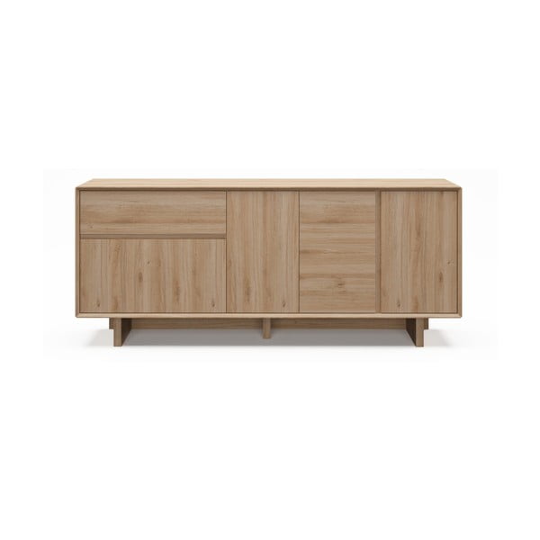 Komoda v dekoru dubu v přírodní barvě 180x76x45 cm Carpi – Marckeric