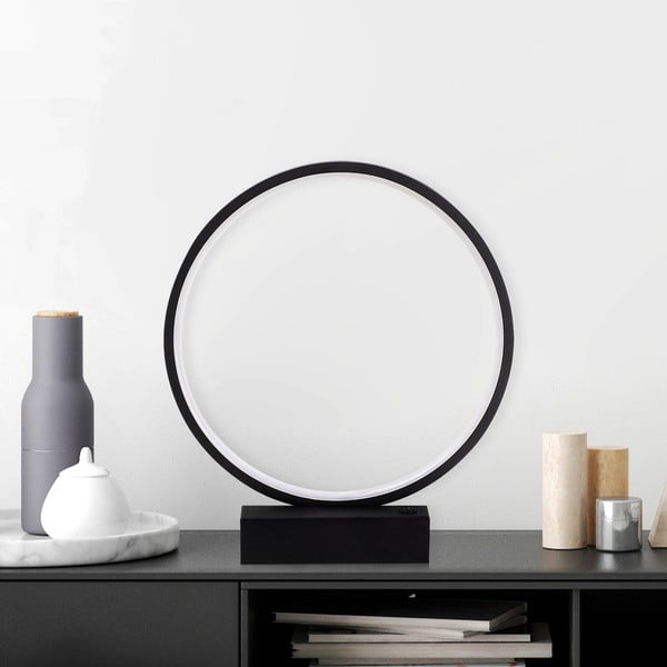 Černá LED stolní lampa (výška 35 cm) Halka – Opviq lights-image-4