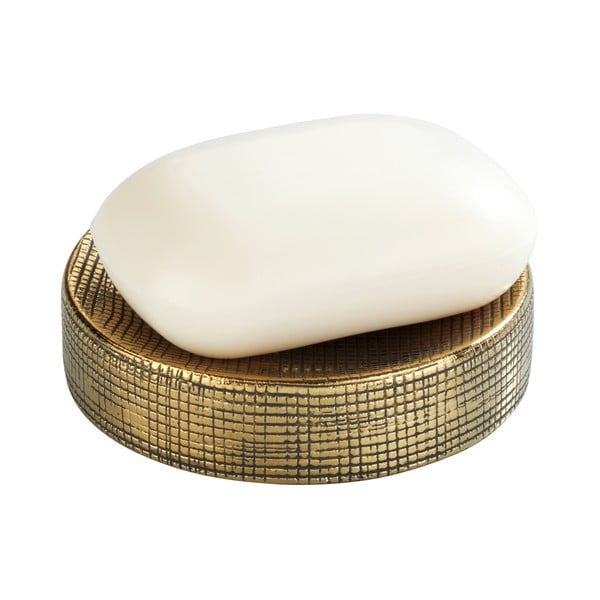 Keramická mýdlenka ve zlaté barvě Badi – Wenko-image-3