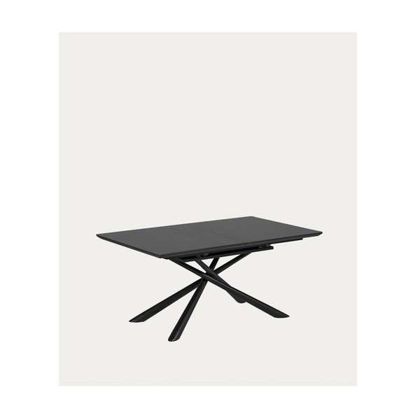 Rozkládací jídelní stůl s přídavnou deskou s keramickou deskou 90x160 cm Theone – Kave Home-image-3